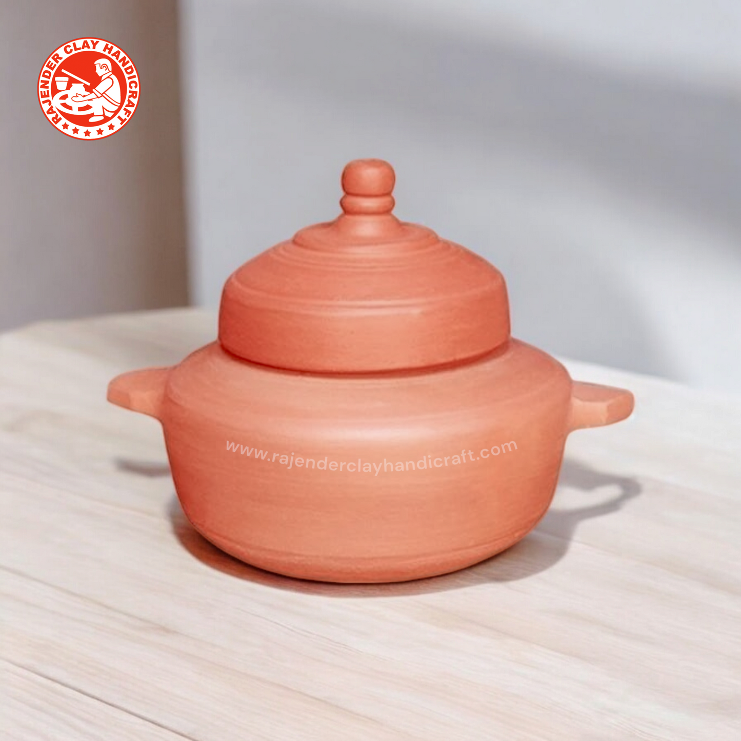 Mitti Simple Cooker by Rajender Clay Handicraft – Traditional Clay Cookware for Healthy and Flavorful Cooking