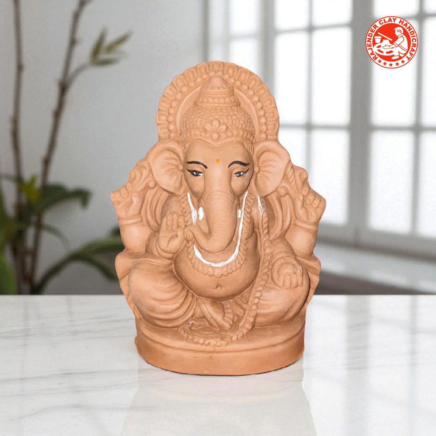 Pure Ready Mitti for Ganpati Idol, Diyas, Clay Art & Crafts | Eco-Friendly Clay for Homemade Ganesh Murti Making | Rajender Clay Handicraft