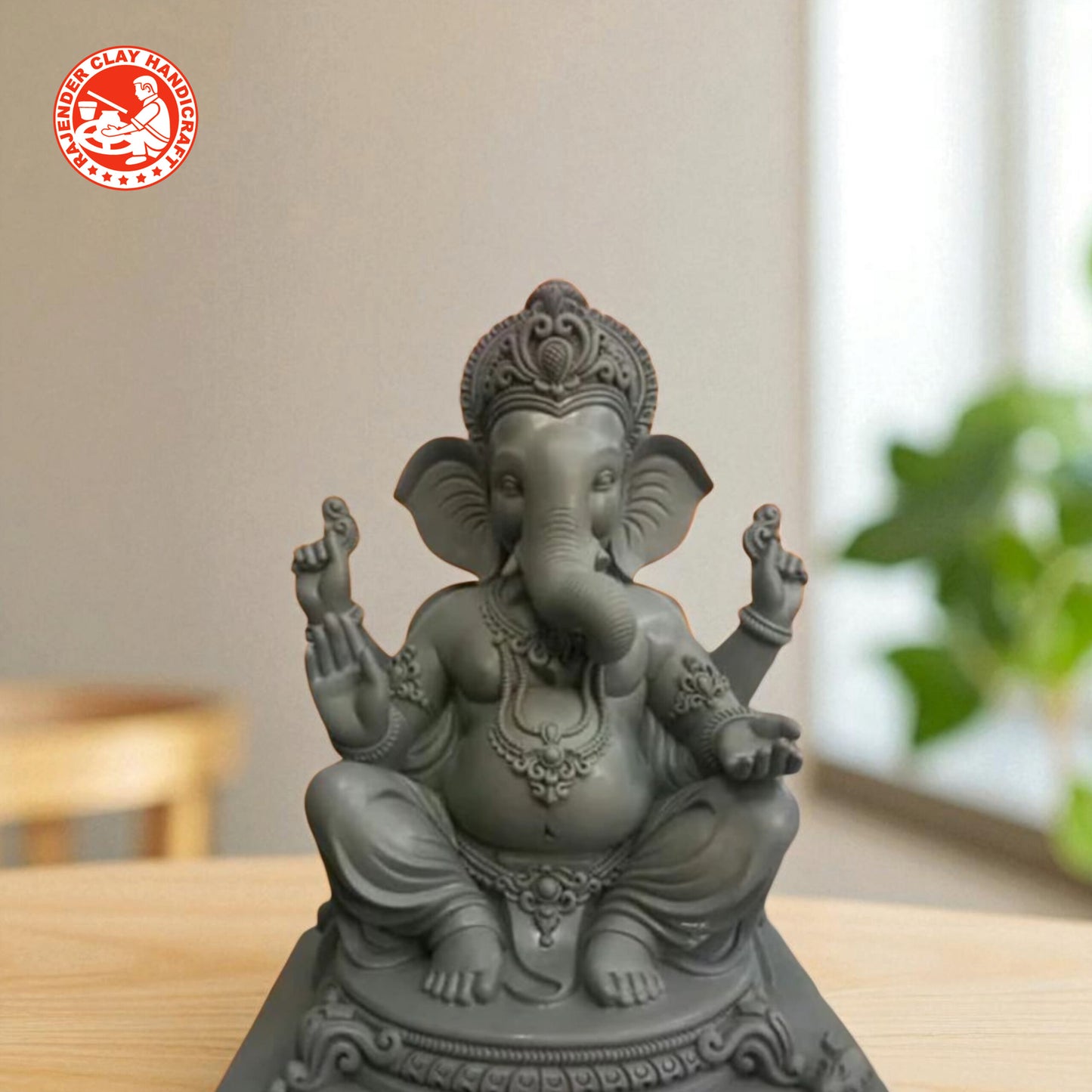 Pure Ready Mitti for Ganpati Idol, Diyas, Clay Art & Crafts | Eco-Friendly Clay for Homemade Ganesh Murti Making | Rajender Clay Handicraft