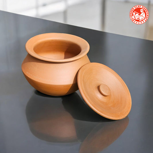 Dahi Handi by Rajender Clay Handicraft | Handmade Eco-Friendly Clay Pot for Curd Making