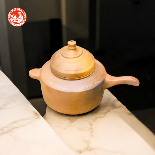 Mitti Cooker by Rajender Clay Handicraft - Traditional Earthen Cookware for Healthier, Flavorful Cooking