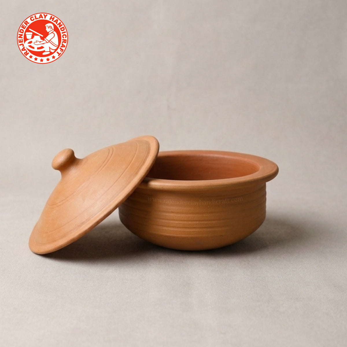 Handmade South Indian Clay Kadhai | Traditional Earthen Cooking Pot | Natural & Non-Toxic Cookware by Rajender Clay Handicraft