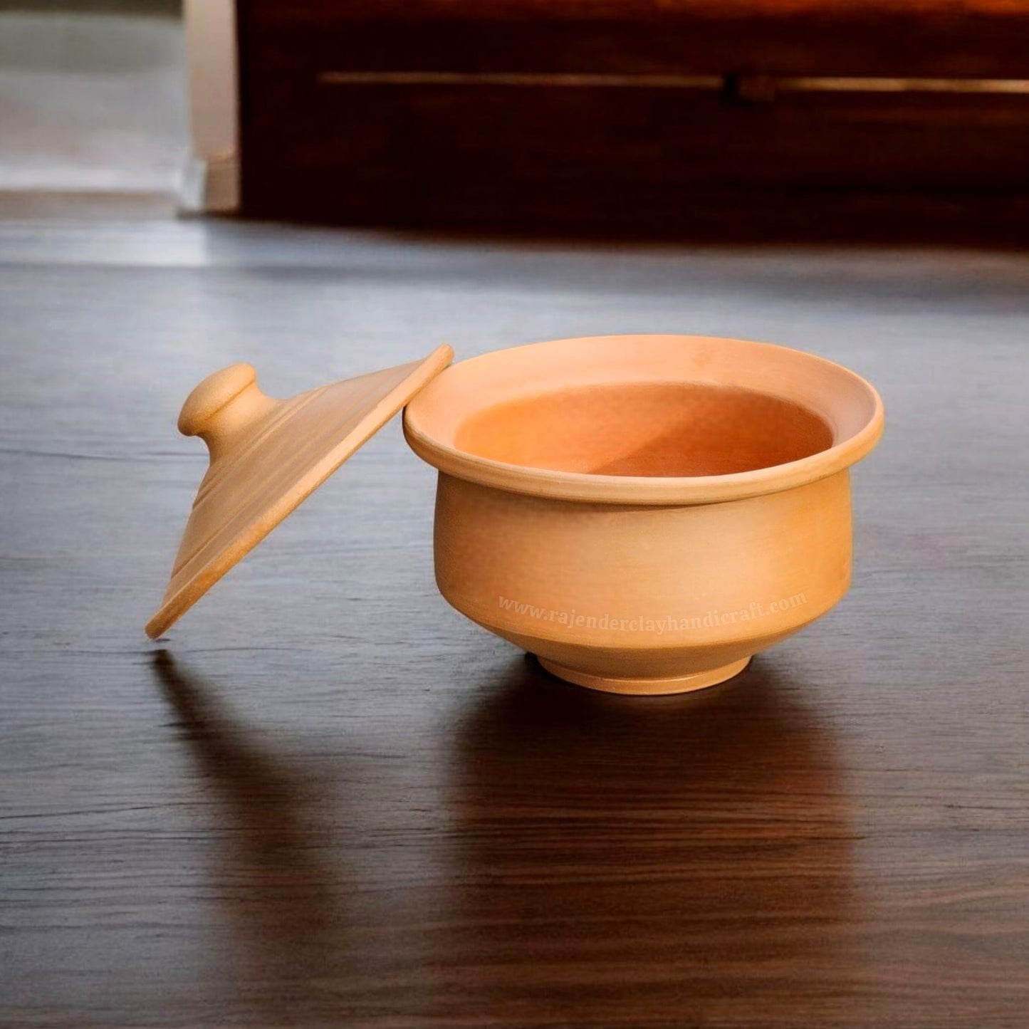 Premium 100% Natural Unglazed Terracotta Mitti Pot | Toxin-Free Multipurpose Earthen Handi for Healthy Ambali Fermentation, Traditional Thick Curd Making, Rice Pulav & Authentic Food Serving Bowl