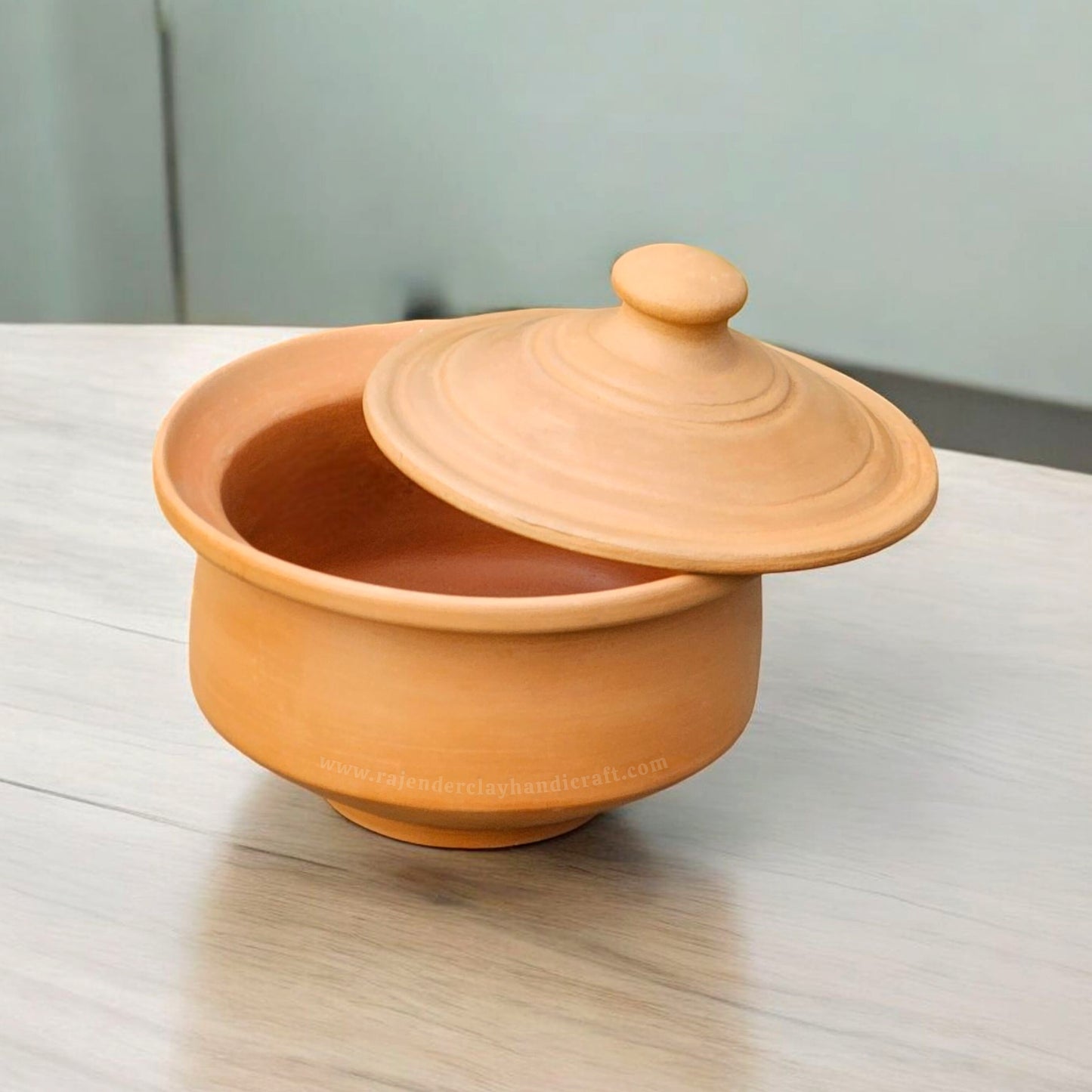 Premium 100% Natural Unglazed Terracotta Mitti Pot | Toxin-Free Multipurpose Earthen Handi for Healthy Ambali Fermentation, Traditional Thick Curd Making, Rice Pulav & Authentic Food Serving Bowl