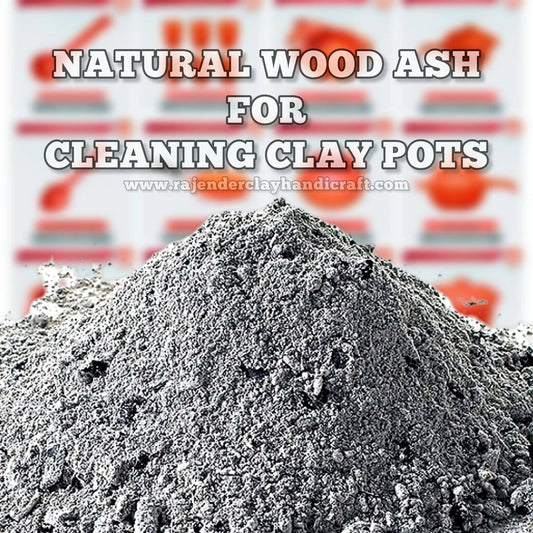 Natural Wood Ash by Rajender Clay Handicraft – Eco-Friendly Cleaner for Clay Pots and Cookware